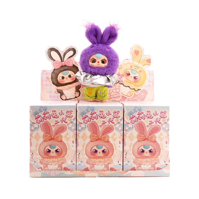 BOX6個セット】BABY THREE リリーラビットタウンシリーズ ぬいぐるみ
