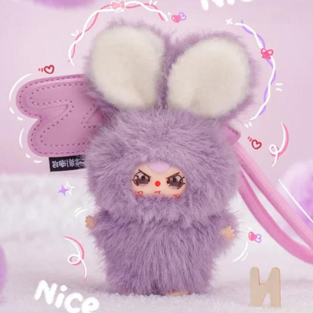 [BOX12個セット] BABY THREE ベイビースリー スーパーミニバニーイニシャルチャームシリーズ 【正規品】 ブラインドボックス ぬいぐるみ キーホルダー マスコット ふわふわ かわいい 可愛い 中国 海外人気 海外ホビー_8