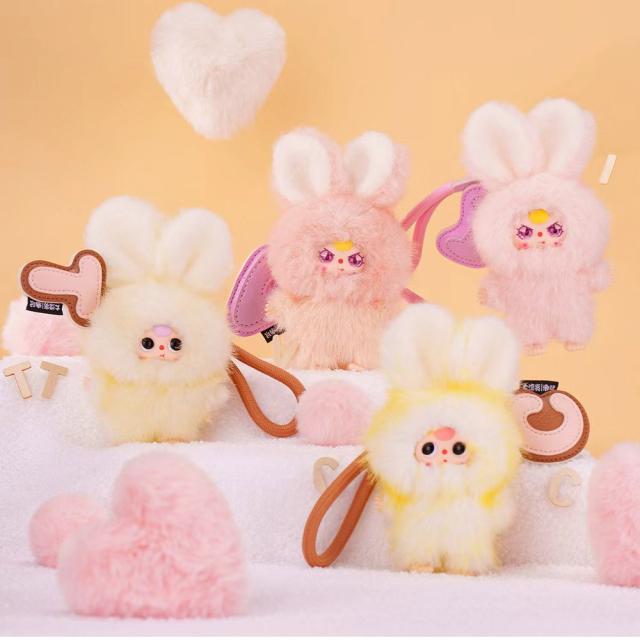 [BOX12個セット] BABY THREE ベイビースリー スーパーミニバニーイニシャルチャームシリーズ 【正規品】 ブラインドボックス ぬいぐるみ キーホルダー マスコット ふわふわ かわいい 可愛い 中国 海外人気 海外ホビー_9