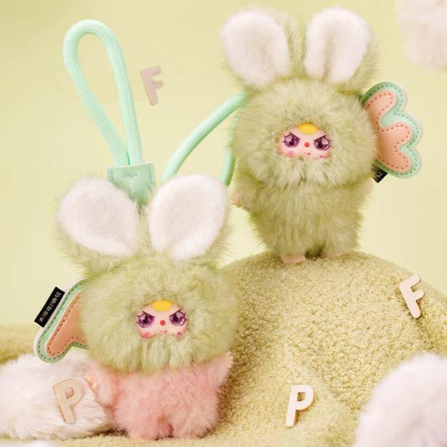 [BOX12個セット] BABY THREE ベイビースリー スーパーミニバニーイニシャルチャームシリーズ 【正規品】 ブラインドボックス ぬいぐるみ キーホルダー マスコット ふわふわ かわいい 可愛い 中国 海外人気 海外ホビー_10