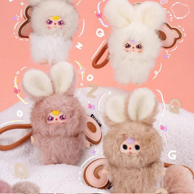 [BOX12個セット] BABY THREE ベイビースリー スーパーミニバニーイニシャルチャームシリーズ 【正規品】 ブラインドボックス ぬいぐるみ キーホルダー マスコット ふわふわ かわいい 可愛い 中国 海外人気 海外ホビー_12