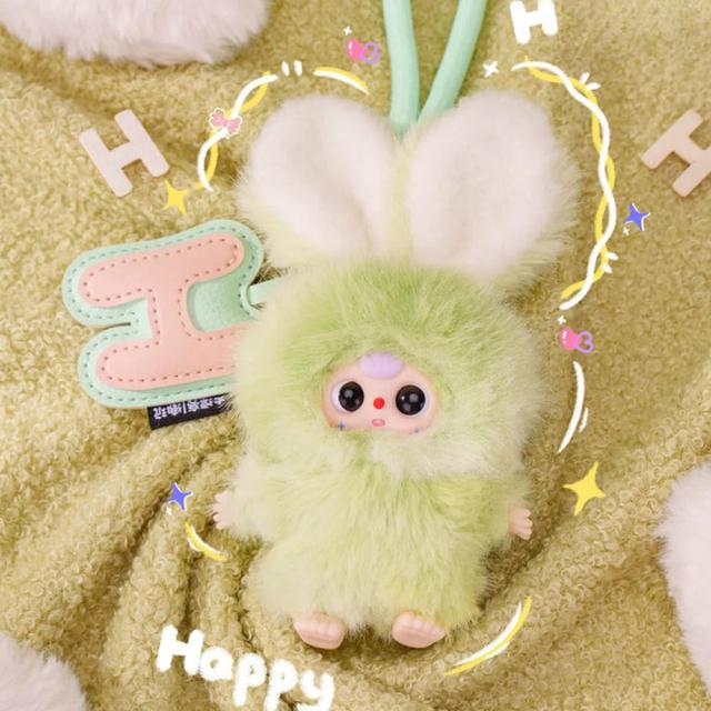 [BOX12個セット] BABY THREE ベイビースリー スーパーミニバニーイニシャルチャームシリーズ 【正規品】 ブラインドボックス ぬいぐるみ キーホルダー マスコット ふわふわ かわいい 可愛い 中国 海外人気 海外ホビー_14