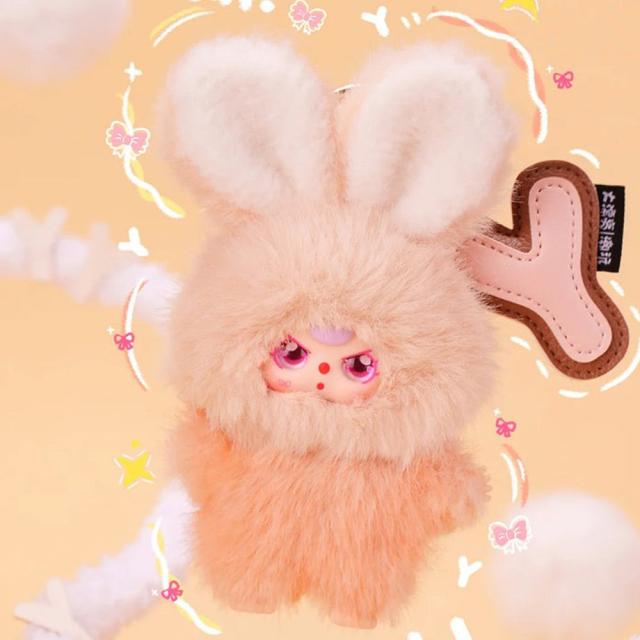 [BOX12個セット] BABY THREE ベイビースリー スーパーミニバニーイニシャルチャームシリーズ 【正規品】 ブラインドボックス ぬいぐるみ キーホルダー マスコット ふわふわ かわいい 可愛い 中国 海外人気 海外ホビー_15