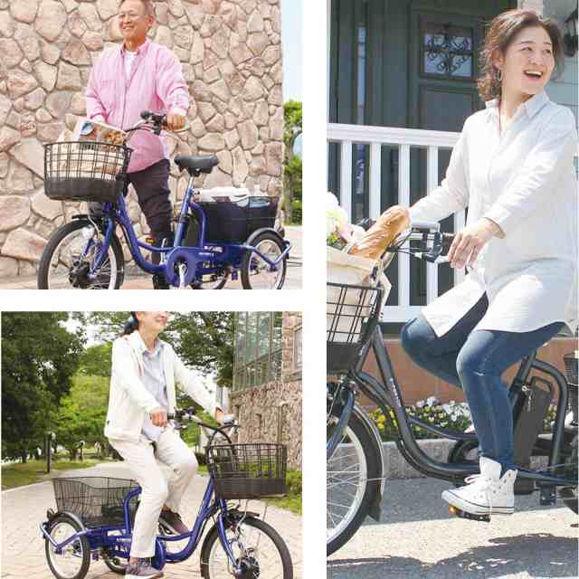 電動自転車 電動アシスト自転車 三輪 20インチ 大人用 高齢者 シニア