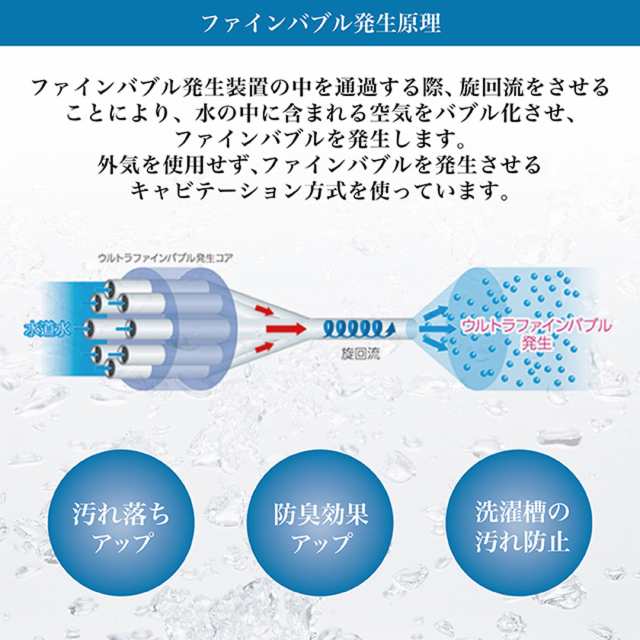 ウルトラファインバブル発生アダプター バブルマイスター 洗濯機用