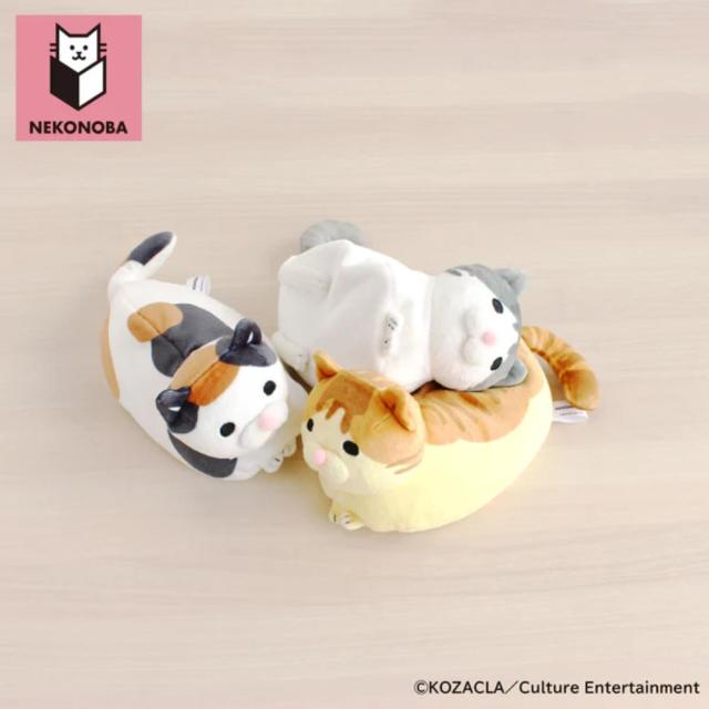 NEKONOBA ネコノバ もっちりぬいぐるみ [ みけちゃん / とらちゃん