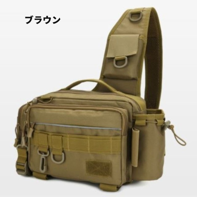 釣り カバン 釣りバッグ ワンショルダー バッグ フィッシング 大容量 タックルバッグ ウエストバッグ Bag 鞄 ショルダーバッグ ルアー エの通販はau Pay マーケット Homarina Au Pay マーケット店