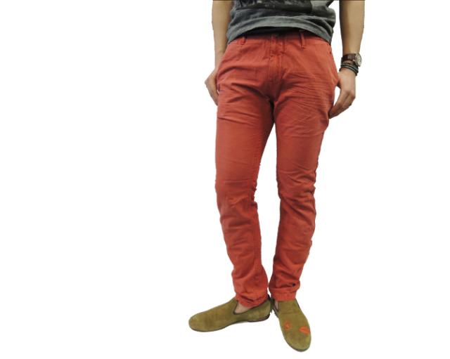 スコッチ&ソーダ scotch&soda チノパン カラーパンツ テイパードスリム メンズ SC85391 Theon garment dyed canvas ボトム カラーボトム の通販は