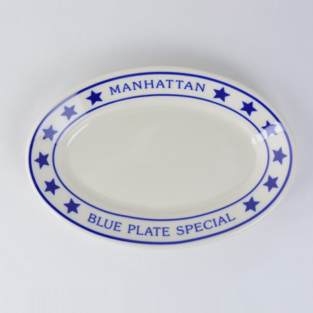 フィッシュ エディ FISHS EDDY プレート 皿 MANHATTAN BLUE PLATE