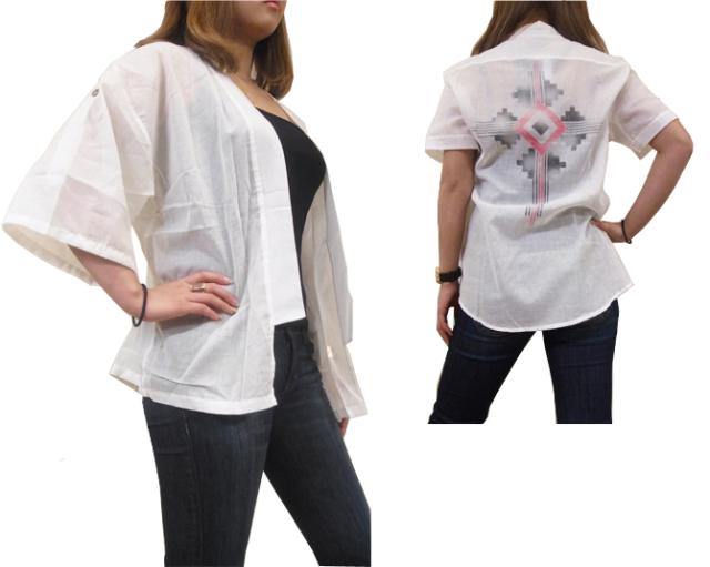 As Is KIMINI WOVEN レディース 羽織り 半袖 シャツ ジャケット トップス ゆったり 涼しい カジュアル 春 夏 シンプル 柄 透け感 大人 の通販は 10,890円