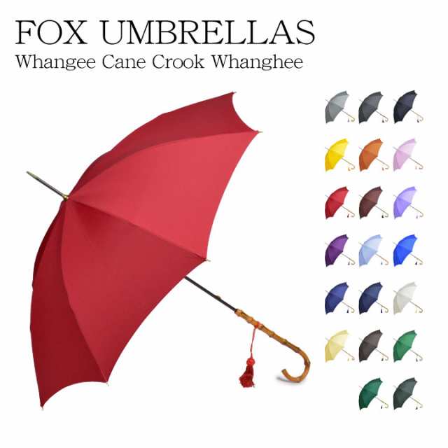 フォックスアンブレラズ FOX UMBRELLAS 傘 メンズ 長傘 HORN INSET HARDWOOD HANDLE GT18 [全6色]