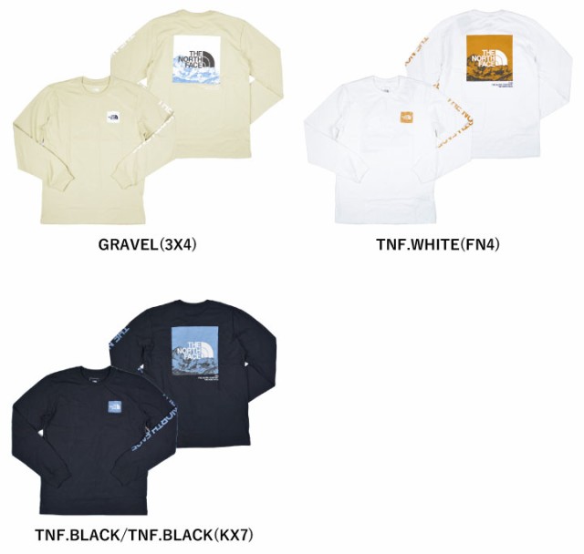 ザ ノースフェイス THE NORTH FACE M LS LOGO PLAY TEE NF0A5GML ロンT メンズ Tシャツ ロゴ カットソー  長袖 ロングスリーブ コット｜au PAY マーケット