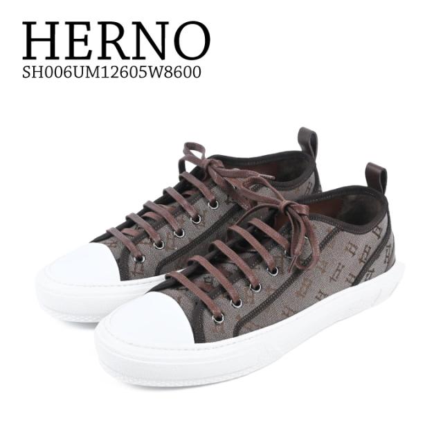 HERNO ヘルノ スニーカー SH006UM12605W8600 メンズ モノグラム HERNO ヘルノ Monogram スニーカー/ SH006UM12605W8600 メンズ