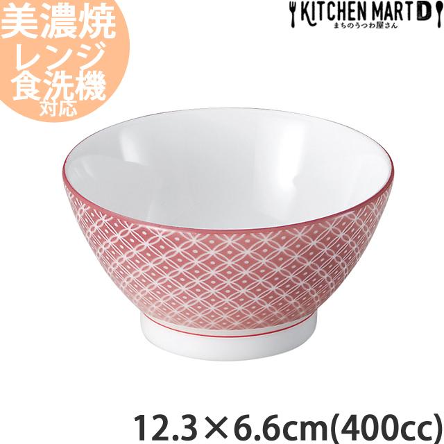 光洋陶器 飯碗 紅七宝 直径12.3×高さ6.6cm 11個セット