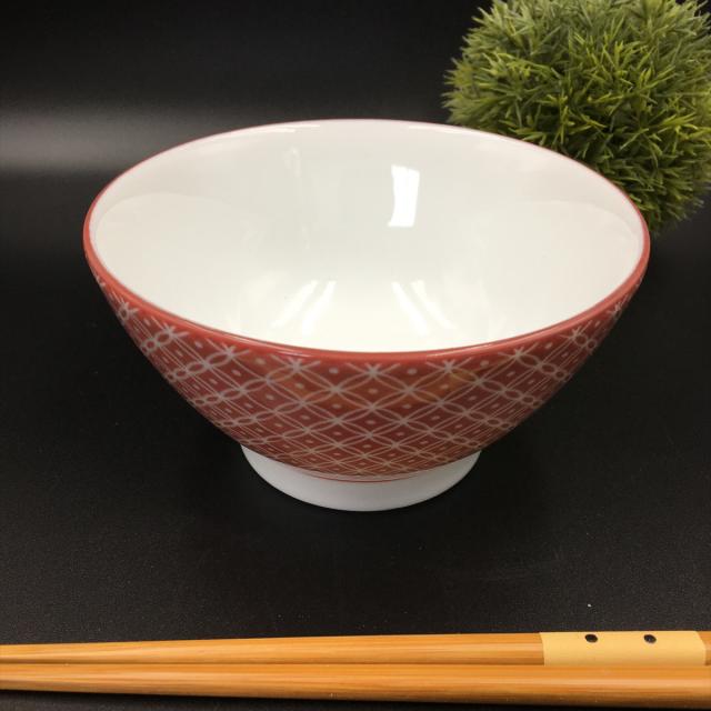 光洋陶器 飯碗 紅七宝 直径12.3×高さ6.6cm 11個セット 光洋陶器 飯碗 紅七宝 直径12.3×高さ6.6cm 11個セット