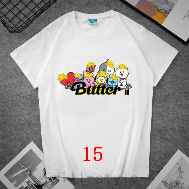 送料無料】BTS Tシャツ 防弾少年団 Butter 男女兼用 半袖 応援服 クールネック 韓流グッズ レディース メンズウェア 夏物 グッズ 服  春の通販はau PAY マーケット - futurehouse