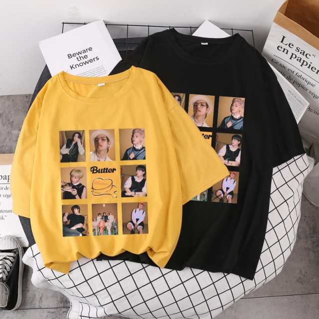 送料無料】BTS Tシャツ 防弾少年団 Butter 男女兼用 半袖 応援服 クールネック 韓流グッズ レディース メンズウェア 夏物 グッズ 服  春の通販はau PAY マーケット - futurehouse