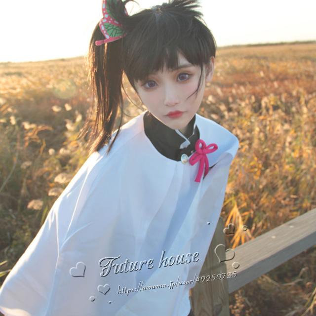 鬼滅の刃 風 栗花落カナヲ 鬼殺隊服 コスプレ衣装 Cos靴 道具刀 ウィッグ 髪飾り Cosplay ハロウィン仮装 変装 コスチュームの通販はau Pay マーケット Futurehouse
