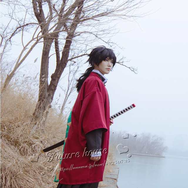 鬼滅の刃 風 冨岡義勇 鬼殺隊制服 コスプレ衣装 ウィッグ cos靴 道具刀剣 cosplay ハロウィン仮装変装男女兼用コスチュームパーティーグ