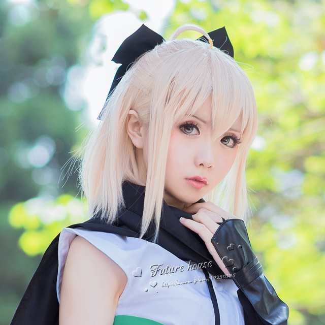 FGO 沖田総司 ウィッグ コスプレ 金髪 - コスプレ