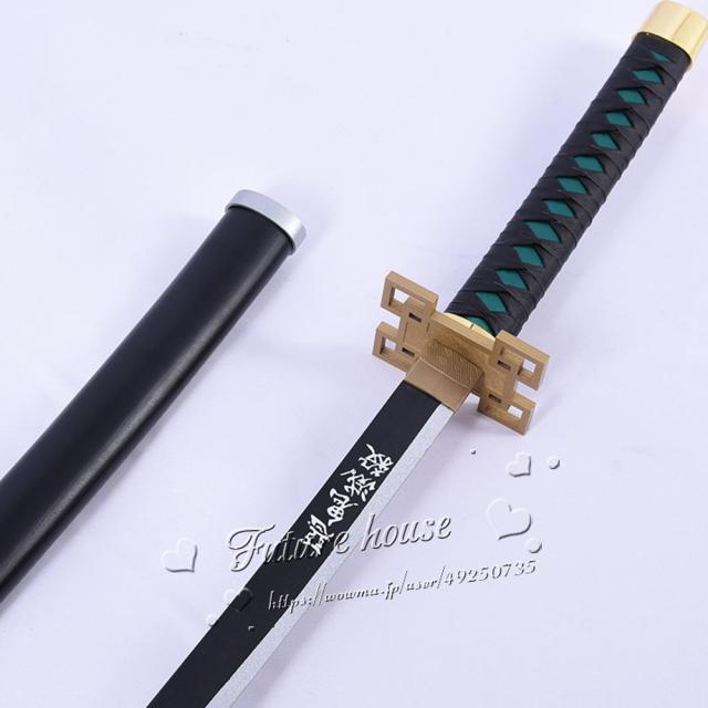 武器 コスプレ道具 木製刀 ベルト付き 鬼滅の刃 風 時透 無一郎 日輪刀 コスチュームの通販はau Pay マーケット Futurehouse
