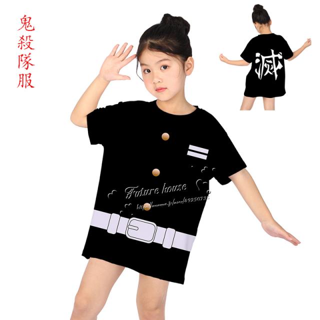 鬼滅の刃 風 子供用 鬼殺隊服 コスプレ衣装 半袖 Tシャツ 運動ウェア 春夏 コート 日常服 女装 ハロウィン 仮装 コスチューム アニメ 通の通販はau Pay マーケット Futurehouse