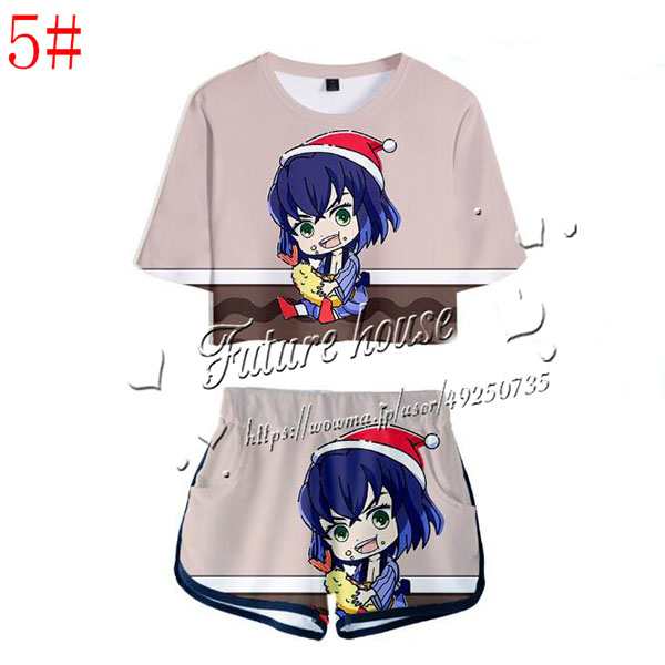 鬼滅の刃 Tシャツ 半ズボン 上下セット レディース アニメ 服 半袖 女の子 ガール かわいい 柔らかい ヘソ出し 衣装 イベント 誕生日 プの通販はau Pay マーケット Futurehouse