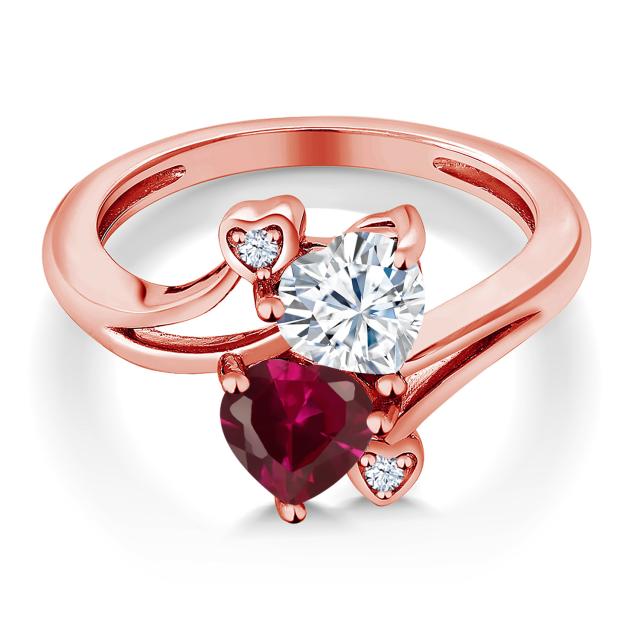 指輪 レディース リング モアサナイト ピンクゴールド 加工 ハート かわいい ブランドの通販はau Pay マーケット Gem Stone King ジュエリー専門店