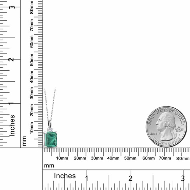 ネックレス レディース マラカイト 天然石 四角い 大粒 シンプル