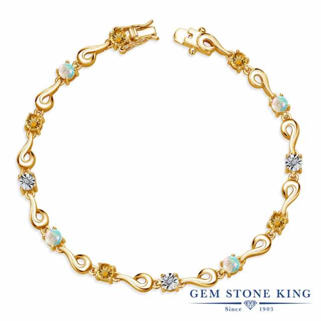 今年人気のブランド品や Gem Stone King天然 シトリン ブレスレット