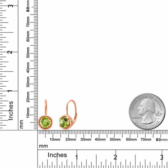 ピアス レディース ペリドット ピンクゴールド 加工 天然石 8月 誕生石