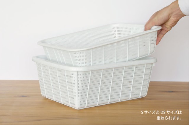 HOME&HOME キッチンバスケットDS 【業務用 汎用かご カゴ ざる ザル プラスチック 厨房 防汚 抗菌加工 青 長角 深型 小 リス】｜au  PAY マーケット