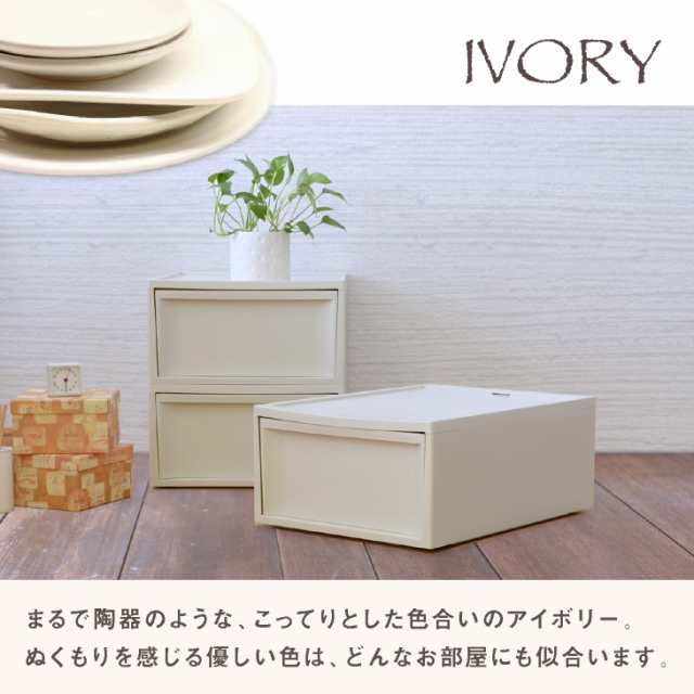 収納ケース RISUスタックシステムケース ワイドM【2段セット】 収納ボックス おしゃれ 北欧 チェスト 収納 引き出し 引出 クローゼット  の通販はau PAY マーケット - Living雑貨 リスonlineshop