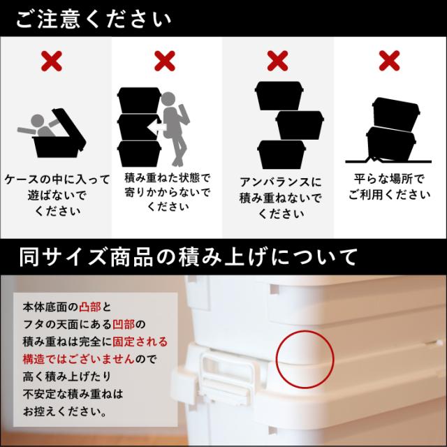 RISU トランクカーゴ スタッキングタイプ TC-50S 新型 50L アウトドア