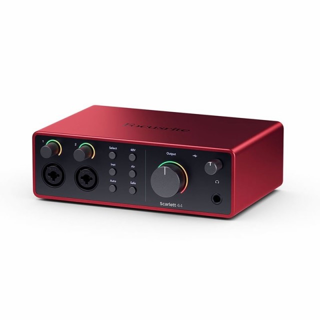 Focusrite オーディオ インターフェイス Scarlett 4i4 4th Gen フォーカスライト DTM