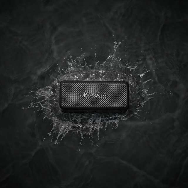 マーシャル 新色 スピーカー EMBERTON2 (Black and Steel) Marshall ブラック Bluetooth5.1対応 軽量700g 連続再生約30時間