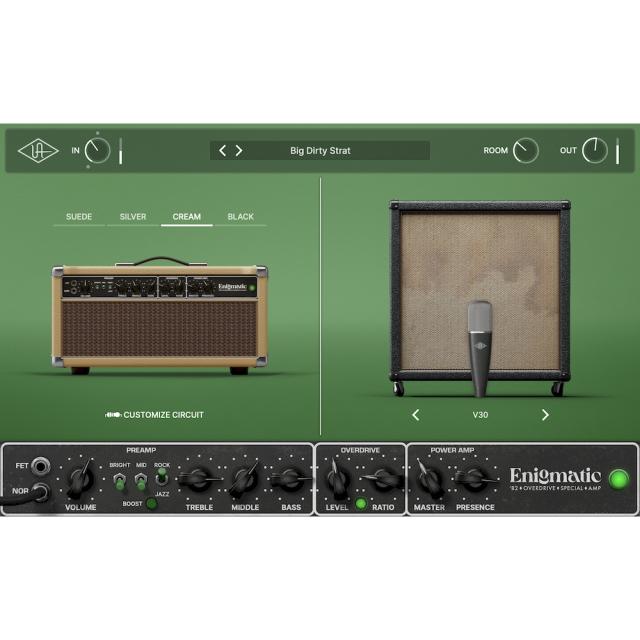 《キャンペーン中〜 5/25まで》Universal Audio UAD Enigmatic ’82 Overdrive Special Amp プラグイン DTM ギターアンプ《ダウンロード版》_9
