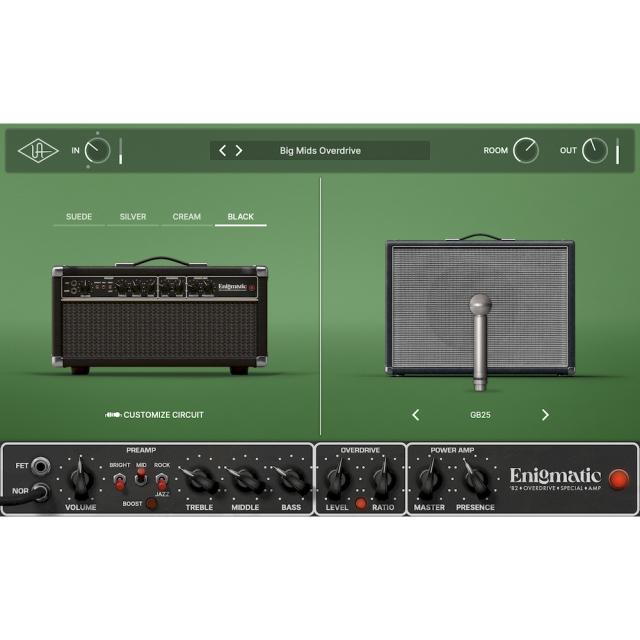 《キャンペーン中〜 5/25まで》Universal Audio UAD Enigmatic ’82 Overdrive Special Amp プラグイン DTM ギターアンプ《ダウンロード版》_2