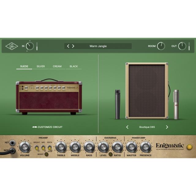 《キャンペーン中〜 5/25まで》Universal Audio UAD Enigmatic ’82 Overdrive Special Amp プラグイン DTM ギターアンプ《ダウンロード版》_4