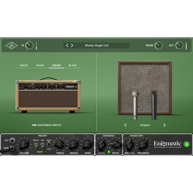 《キャンペーン中〜 5/25まで》Universal Audio UAD Enigmatic ’82 Overdrive Special Amp プラグイン DTM ギターアンプ《ダウンロード版》_7
