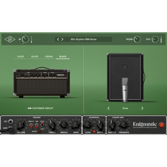 《キャンペーン中〜 5/25まで》Universal Audio UAD Enigmatic ’82 Overdrive Special Amp プラグイン DTM ギターアンプ《ダウンロード版》_8