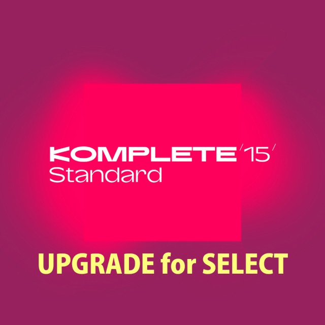 Native Instruments KOMPLETE 15 STANDARD アップグレード for Select《メール納品・ダウンロード版》