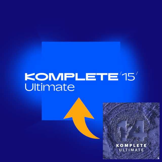 Native Instruments KOMPLETE 15 ULTIMATE アップデート + KOMPLETE 14 ULTIMATE《メール納品・ダウンロード版》