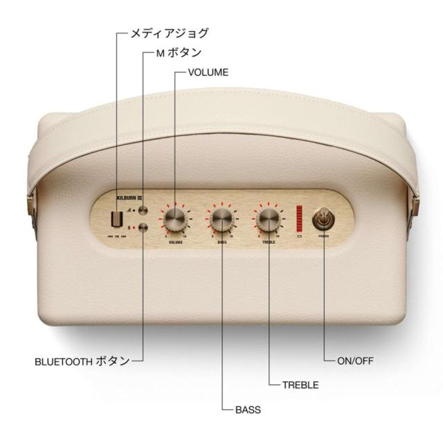 マーシャル スピーカー KILBURN3 CREAM Marshall クリーム ホワイト_4