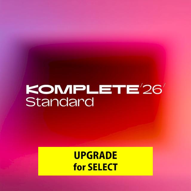 Native Instruments  KOMPLETE 26 STANDARD アップグレード for SELECT《メール納品・ダウンロード版》DTM ソフトウェア