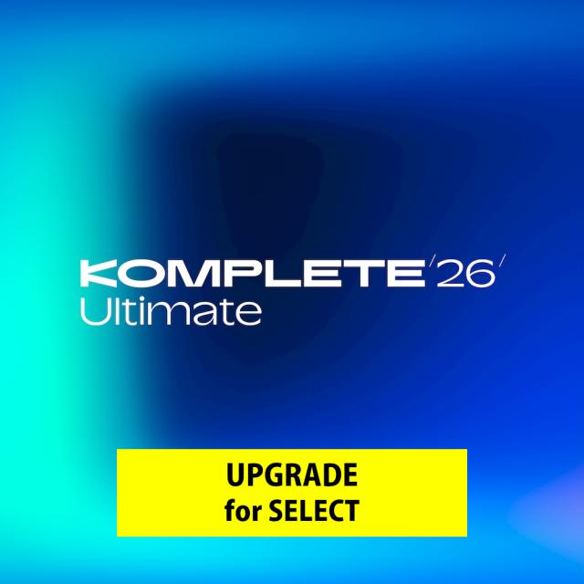 Native Instruments  KOMPLETE 26 ULTIMATE アップグレード for SELECT《メール納品・ダウンロード版》DTM ソフトウェア