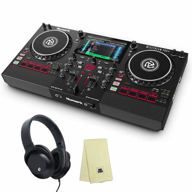 Numark ヌマーク Mixstream Pro + スタンドアローンDJコントローラー + ヘッドホン KHP-001《オリジナルクロスプレゼント！》