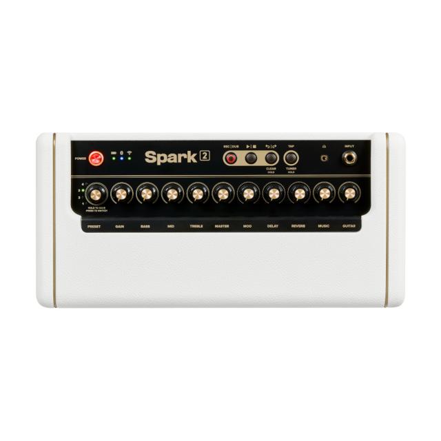 Positive Grid Spark 2 Pearl パール ホワイト ポジティブグリッド ギターアンプ 50W AI機能 Bluetooth ギター アンプ スパーク_2