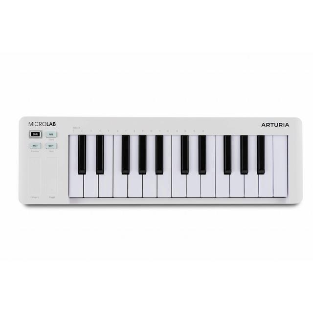 Arturia MIDIキーボード 25鍵盤 MicroLab MK3 WH ホワイト_1