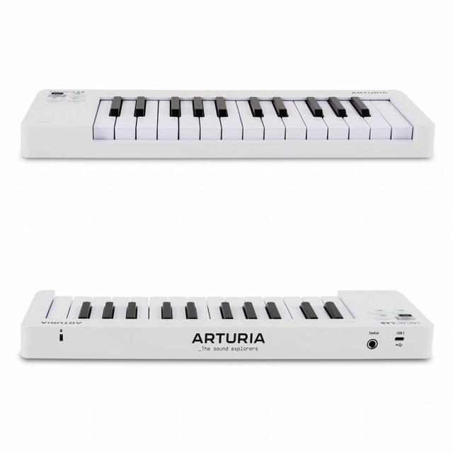 Arturia MIDIキーボード 25鍵盤 MicroLab MK3 WH ホワイト_2